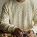 Men's Clothing Texture Sweater Base Knitwear Men's Cable Knit Sweater Autumn New Arrival Classic Preppy Style Casual Pullover For Everyday Wear_viptrois.com