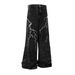 2025 American Style Niche Design Embroidered Lightning Loose Jeans Men And Women Casual Street Straight Mopping Trousers_viptrois.com