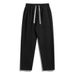 Men's Fleece Lined Straight Leg Sweatpants Autumn/Winter New Style Solid Color Loose Sports Casual Pants_viptrois.com