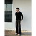 Trendy, Relaxed, Stylish, Chic, Japanese Inspired, Simple And Artistic Denim Jeans, Popular In Harajuku._viptrois.com
