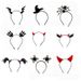 Unisex Halloween party hairband ornaments headband Halloween devil's corner funny hairpin kitchen knife headdress hair accessories_viptrois.com