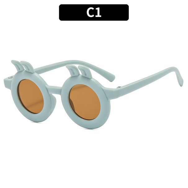 Kids'sunglasses New children's UV sunglasses baby cute children rabbit sunglasses men's and women's cartoon tide glasses_viptrois.com
