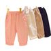 Mother & Kids Children's Casual Pants Girls Carrot Pants Small And Medium Children's Korean Loose Fashion Trousers Korean Children's Pants_viptrois.com