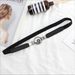 Korean Decorative Belt With Dress Waistband Flowers Hooks On The Buckle Fine Elastic Elastic Waist Belt Female_viptrois.com