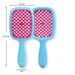 Square Mesh Hair Brush – Colorful Detangling & Scalp Massage Comb (29 Colors)_viptrois.com
