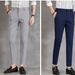 Men's Clothing Spring And Autumn Men's Casual Trousers Slim Stretch Casual Trousers Nine Point Trousers Men's Skinny Long Trousers_viptrois.com