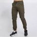 Men's Multi-Pocket Casual Work Pants - Comfortable Stretch Cotton Long Trousers For Everyday Wear (Army Green, Black, Blue)"_viptrois.com