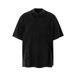 Men's Clothing Men's Clothing 2025 Summer New American Functional Trendy Brand Tee Heavy Washed Fried Color Splicing T Shirt Short Sleeve_viptrois.com
