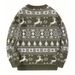 Christmas Sweater For Teens – Festive Holiday Knitwear, Oversized Crewneck Pullover For Fall/Winter"_viptrois.com