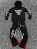 Men's Clothing Spring And Autumn New Men's Letter Hooded Sweatshirt Flared Pants Suit Sports Fashion High Street_viptrois.com