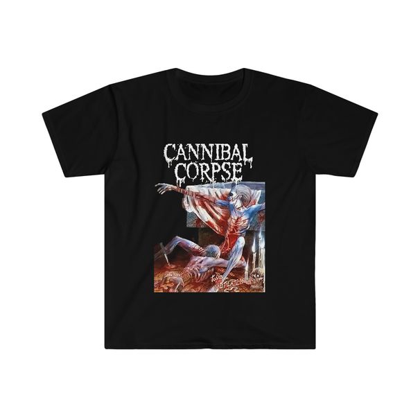 Unisex Soft Cotton 100% Cotton T-shirt Mens Tees Top. Cannibal Corpse_viptrois.com