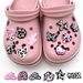 Cow Style Shoe Flower Shoe Buckle PVC Soft Rubber Shoe Accessories Accessories Sandals Decorative Buckle_viptrois.com