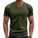 Men's New Loose-fitting T-shirt Stretchy Quick-drying Breathable Sports Retro Short-sleeved Tops_viptrois.com