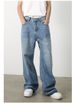Men's Clothing Urban Leisure 2025 Winter New Products Basic Simple Washed Flared Jeans Casual_viptrois.com