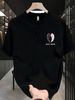 A Trendy And Stylish 2025 Summer New Pure Cotton Short-sleeved T-shirt For Men, A High-end Fashion Brand With Loose Half-sleeved Top_viptrois.com