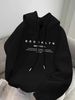 Men's Autumn And Winter Casual Fashionable Loose Hooded Sweatshirt Brooklyn Graphic Print Long Sleeved Warm Pullover Sweater_viptrois.com