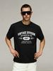 Relaxed Fit Vintage Division 1987 Cotton T-Shirt Men's Everyday Casual Streetwear Tee_viptrois.com