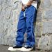 Men's Quick-Dry Casual Pants With Stripes Outdoor Durable Straight-Leg Athletic Trousers For Summer_viptrois.com