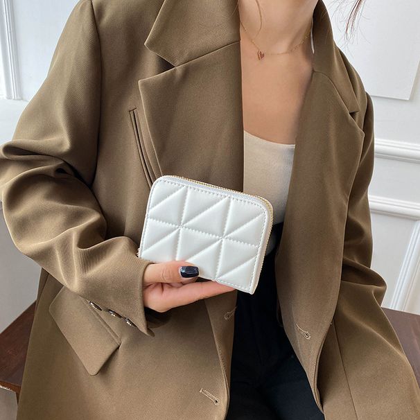 Women’s Bags New Women's Wallet Student Zipper Coin Purse Short Diamond Large Capacity Wallet Coin Purse Trend_viptrois.com