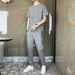 Men's Clothing Summer New Casual Sports Suit Men's Loose Large Size Ice Silk Thin Suit Handsome Quick Drying Breathable Set Of Trendy_viptrois.com