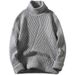 Men's Clothing New Autumn And Winter New Men's Sheep Wool Thick Turtleneck Sweater Men's Knitted Sweater_viptrois.com