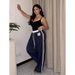 High-Waisted Flowy Jogger Pants – Spring Casual Striped Wide-Leg Trousers (XS-XL, 6 Colors)_viptrois.com