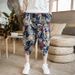 Men's Clothing Beach Pants Men's Summer Shorts Seven Point Carrot Pants Men's Fashion Brand Large Size Loose Casual Pants_viptrois.com