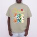 Summer Trendy T-shirt Men's Pure Cotton Short-sleeved Men's Round Neck Loose Large Size Half-sleeved Couple Top_viptrois.com