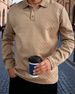 Spring And Autumn Fast Sale Polo Shirt Ribbed Collar Men's Casual Sports Polo Shirt_viptrois.com
