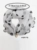 Women's Gold Steering Ring Pearl Pendant Fashion Silk Muslin Thin Neck Anti-UV Scarf Hair Bandana Bandage_viptrois.com