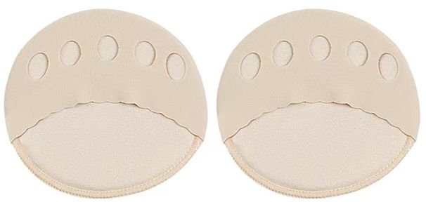 High Heel Forefoot Pad Half Size Pad Women's Silicone Sole Pad Anti Pain Anti Wear Feet Ice Silk Sole Socks Sandals Insole_viptrois.com