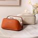 Women's Bags Pu Cosmetic Bag Female New Portable Large Capacity Portable Makeup Brush Storage Bag Travel Toiletry Bag_viptrois.com