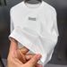Men's Clothing Fashionable T Shirts For Men In Summer, White Short Sleeved Loose Bottoming Pullover, Short Sleeved Couple T Shirts B2CNF2176_viptrois.com
