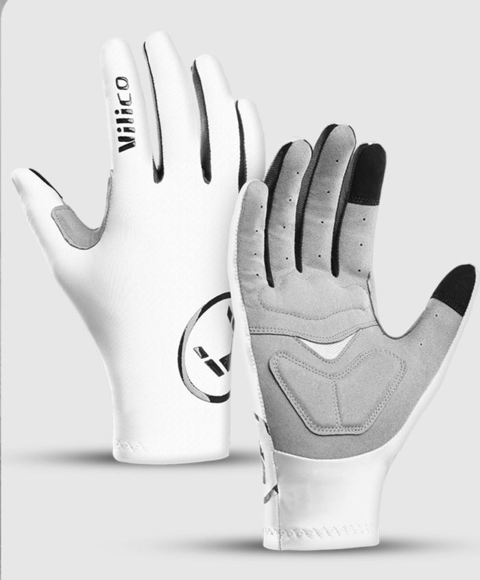 Outdoor Cycling Gloves Spring And Summer New Full Finger Men's Road Bike Shock Absorption Wear Resistant Bicycle Touch Screen Women_viptrois.com