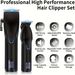 Hair Clipper and Hair Trimmer Kit Professional Hair Clippers for Men Cordless Barber Clippers Machine Rechargeable Outliner Trimmer Electric Hair Cutt_viptrois.com