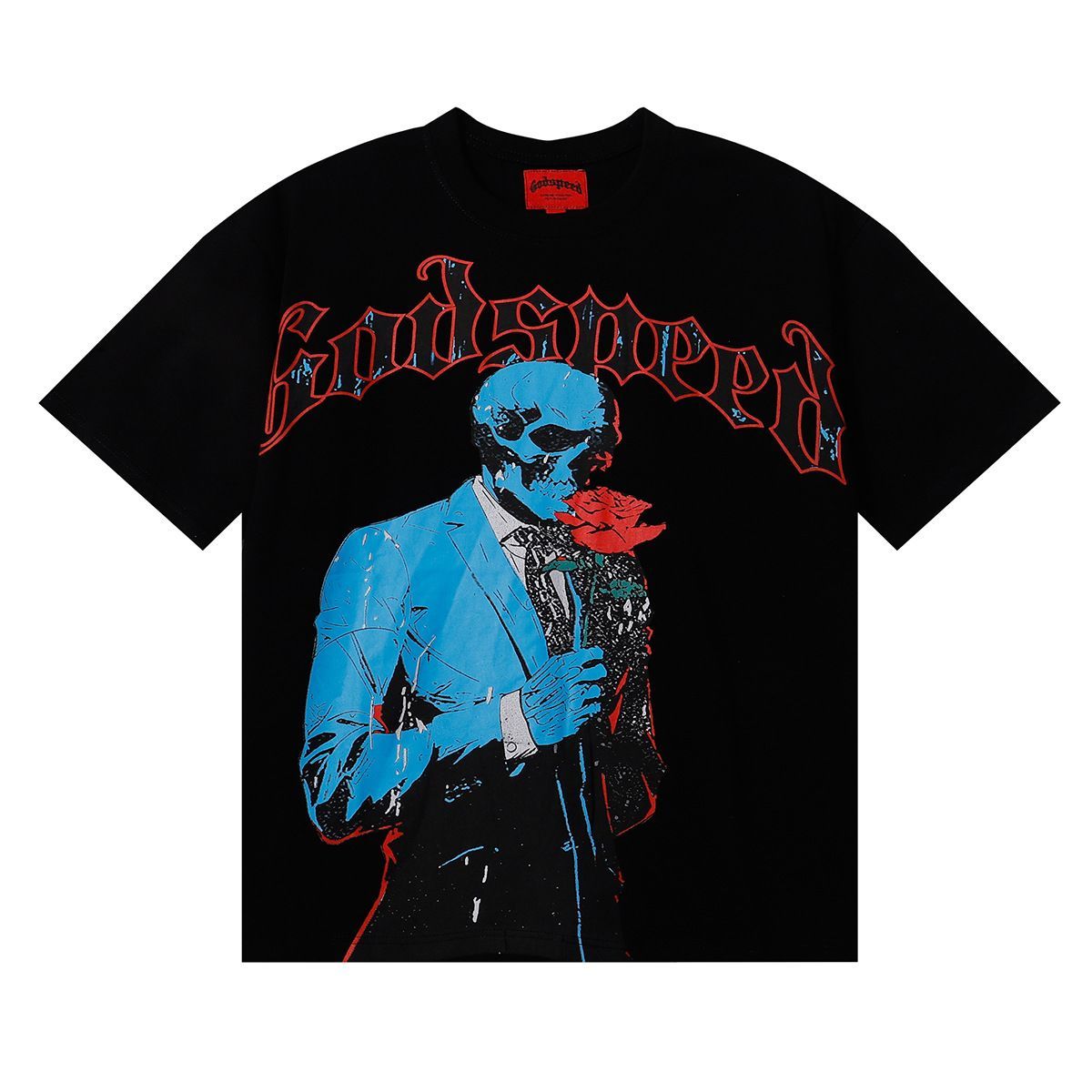 Skull Rock Band Vintage Washed Short-Sleeve T-Shirt For Men And Women Couples Trendy_viptrois.com