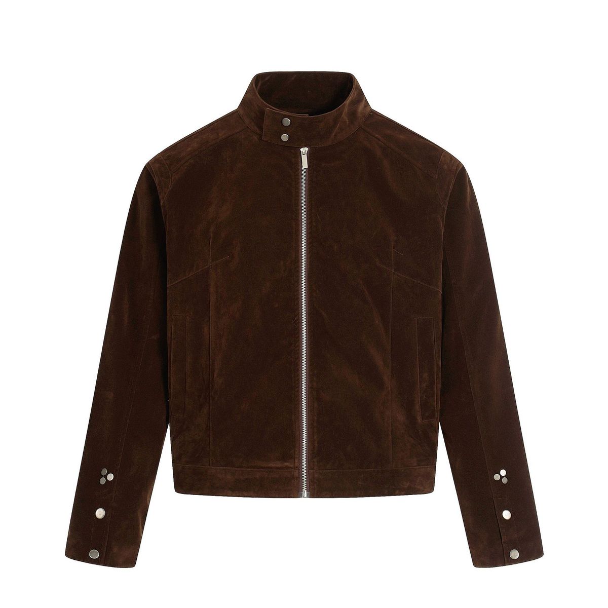 0271 American Retro Suede High-End Composite Deconstructed Jacket Design Unisex Short Wide Casual Coat_viptrois.com