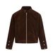 0271 American Retro Suede High-End Composite Deconstructed Jacket Design Unisex Short Wide Casual Coat_viptrois.com