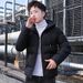 Pure Men's Coat 2022 New Korean Style Trendy Short Padded Autumn Winter Fashion Brand Down Cotton Jacket_viptrois.com