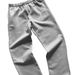 Men's Clothing Simple Casual Solid Color Loose Autumn Straight Pants Letter Embroidered Pattern Casual Trousers_viptrois.com