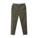 Men's Summer Thin Pure Cotton Casual Trousers Loose Straight Leg Trendy Versatile New Style Bottoms_viptrois.com