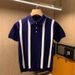 Men's Clothing Summer New Short Sleeved Sweater Men's Vertical Striped Ice Silk Business Shirt_viptrois.com