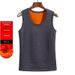 Men's Fleece-Lined Thermal Vest - Slim Fit, Ultra-Warm & Lightweight For Layering (Black/Blue/Light Gray/Dark Gray, Sizes M-5xl)"_viptrois.com