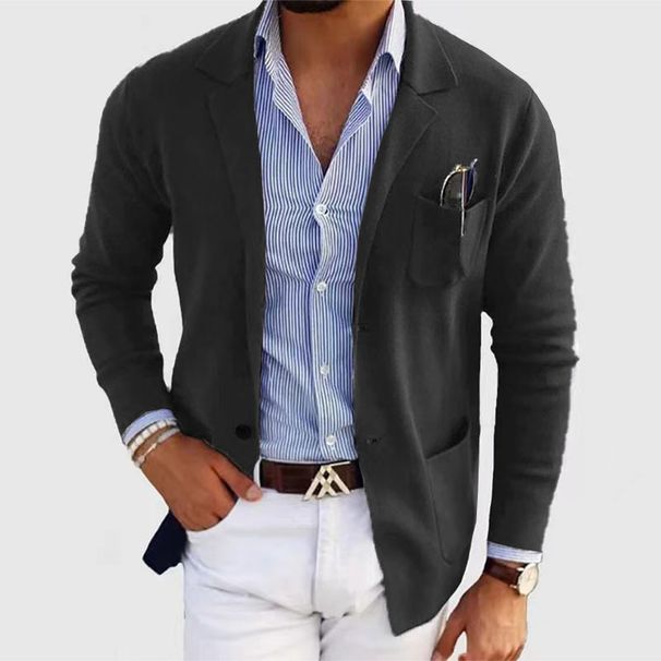 Men's Clothing Slim Fit Men's Suit For Wedding Party Business Casual Blazer With Classic Notch Lapel Single Breasted Three Buttons_viptrois.com