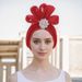 New Mesh Three Dimensional Flower Hat Band Alloy Accessories Baotou Hat_viptrois.com