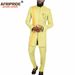Men's clothing Embroidered men's casual jacket + trousers_viptrois.com