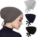 New Cross Over Hood Cap Muslim Headscarf Base Cap Solid Color Hood Hui Nationality Small Cap Factory Direct Sales_viptrois.com