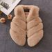 Kid's Clothing Autumn And Winter New Children's Spliced Fur Vest For Boys And Girls Thickened Fur Vest Baby Fur Coat_viptrois.com