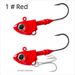 Fish Lead Head Hook With UV Soft Large Weight 40g 30g Luminous Bait Zhoushan Sea Fishing Bass Lure_viptrois.com