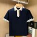 Men's American Style Casual Loose Short Sleeved T-Shirt Trendy Patchwork Collared Polo Shirt New Summer Style_viptrois.com